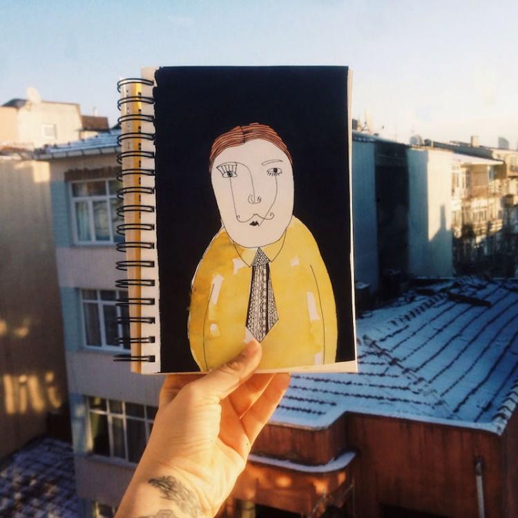 <p>"İşe hep şık gider Meriç."</p>
