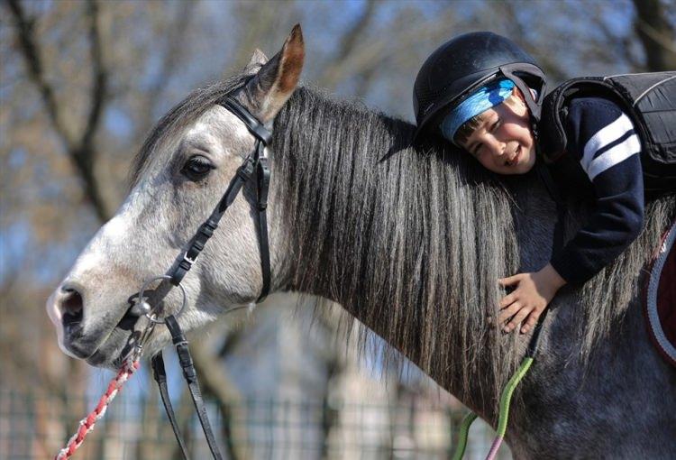 <p>8 bini aşkın özel gereksinimli çocukların ücretsiz olarak atlarla terapi alması sonucunda birçoğunun yardım almadan yürüyebildiği gözlemlendi.</p>

