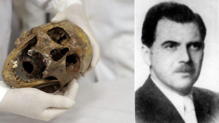 <p>Nazi döneminde çocuklar ve ikizler üzerinde yaptığı acımasız deneyleriyle bilinen "Ölüm Meleği" lakaplı Nazi doktor Josef Mengele'nin kemiklerinin Brezilya'da adli tıp derslerinde kullanıldığı ortaya çıktı.</p>

<p> </p>

