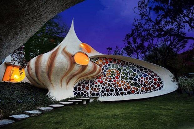 <p>Nautilus House (Mexico city, Meksika)</p>
