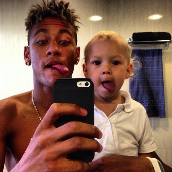 <p>Neymar ve David</p>
