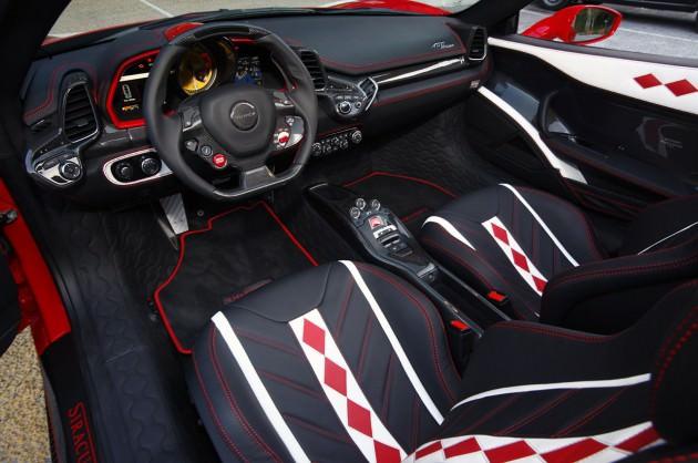 Mansory’nin Ferrari 458 Spider için Türkiye’de adres Penta Oto. Aracın motor gücünü 590HP’ye arttıran performans paketinin maliyeti yaklaşık 19.000 Euro’yu buluyor. 458 Spider’ı tamamıyla kendinize özel donatmak isterseniz ise içerisinde ön tampon, ön panjur, arka tampon, yan çamurluklar, yan marşpiyeller, arka bagaj spoyleri, arka cam spoyleri ile özel egzoz sistemi bulunan yeni body kit’in maliyeti yaklaşık 39.000 Euro’ya kadar yükseliyor. Mansory ve ürünleri ile ilgili detaylı bilgiye: www.pentaoto.com ‘dan ulaşabilirsiniz.