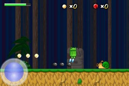 Replica Island: Ekranınzdaki bir kontrol topu ile yönettiğiniz platform oyunu Replica Island'da sadece karakterinizin yönünü değiştiriyor, zıplıyor ve bu tür oyunlarda alışık olduğunuz diğer eylemleri yapıyorsunuz. 