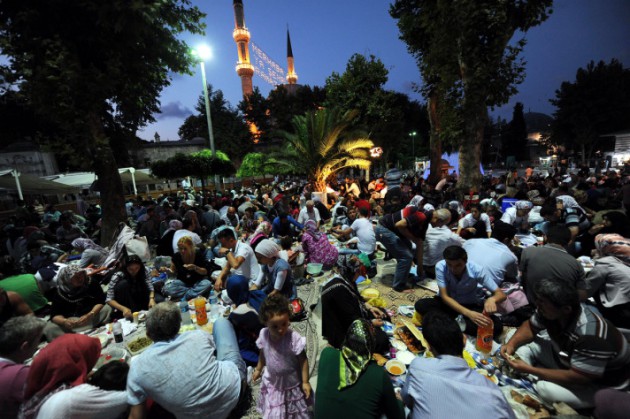 Türkiye'den  iftar manzaraları