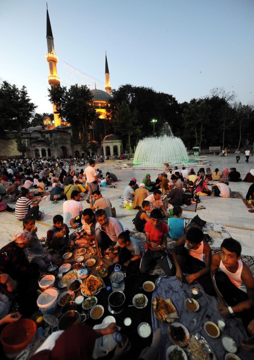 Türkiye'den  iftar manzaraları