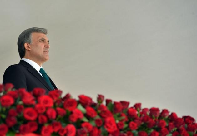 <p><span>Atatürk Kültür Merkezi’ndeki 29 Ekim Cumhuriyet Bayramı törenlerinden bir kare.</span></p>