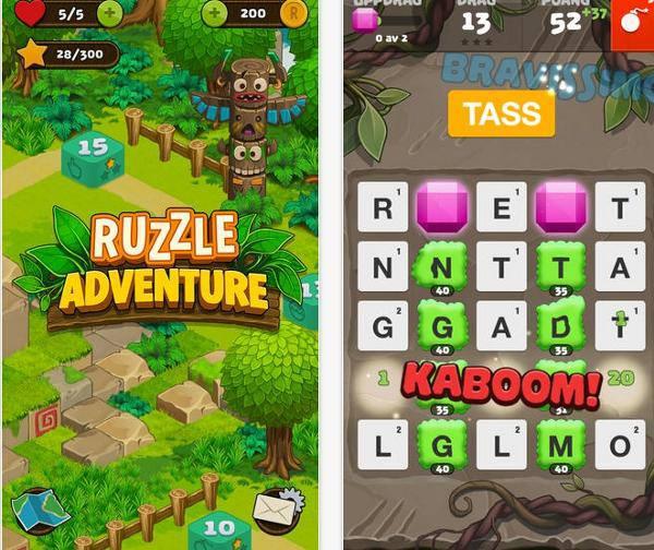 <p>Ruzzle Adventure</p>
