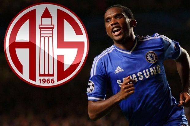 <p><strong>7 Temmuz: Antalyaspor Eto'o ile anlaştı.</strong><br />
<br />
Antalyaspor ünlü futbolcu Samuel Eto'o ile anlaştı.</p>
<p> </p>
<p> </p>