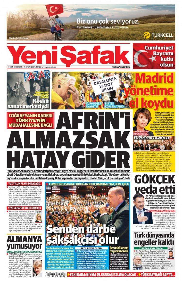 <p>Yeşin Şafak Gazetesi</p>
