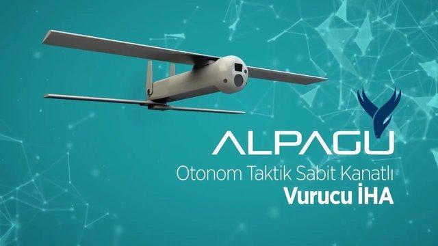<p>Hazırlık süresi azami 45 saniye, menzili 5 kilometre, ağırlığı 3,7 kilogram olan ALPAGU, azami 400 metre irtifaya, en yüksek 80 kilometre/saat hıza ulaşabiliyor.</p>
<p> </p>