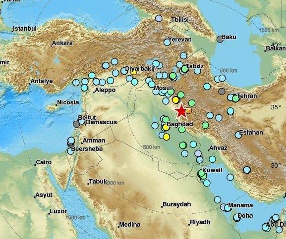<p>Irak'taki depremden, İran, Türkiye, İsrail, Lübnan, Birleşik Arap Emirlikleri, Katar, Ermenistan ve Gürcistan'ın etkilendiği açıklandı.</p>

<p> </p>
