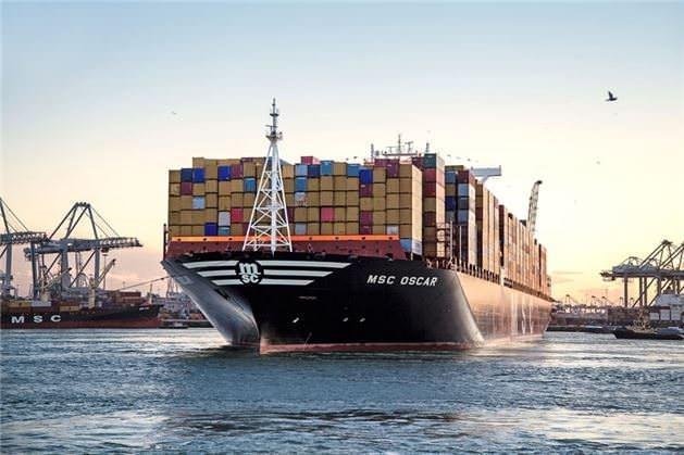 <p>D&uuml;nyanın en b&uuml;y&uuml;k konteyner gemisi MSC Oscar.</p>

<p>&nbsp;</p>
