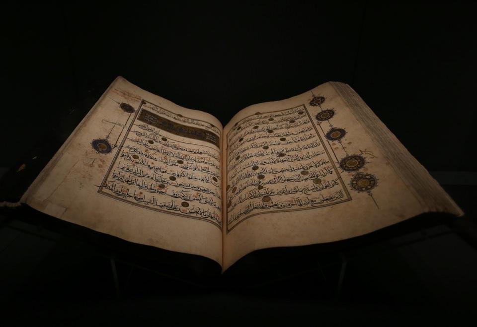 <p>Memlük dönemine ait Kur'an-ı Kerim</p>
