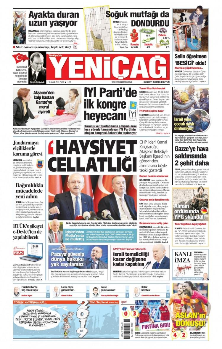 <p>YENİÇAĞ</p>
