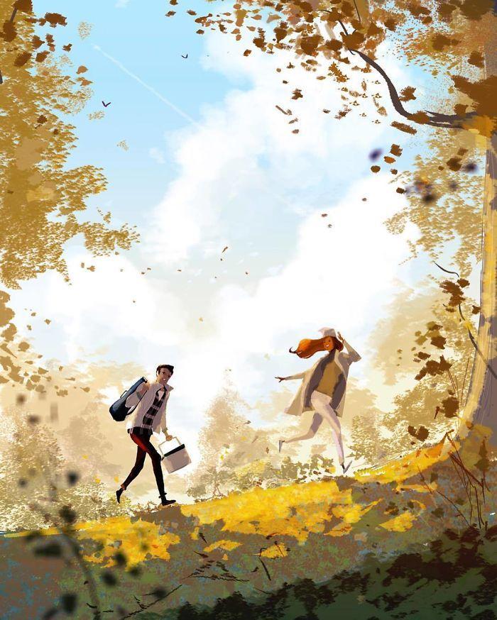 <p>California' da yaşayan sanatçı Pascal Campion, hayatı hakkında bir takım sempatik illüstrasyonlar oluşturuyor.</p>