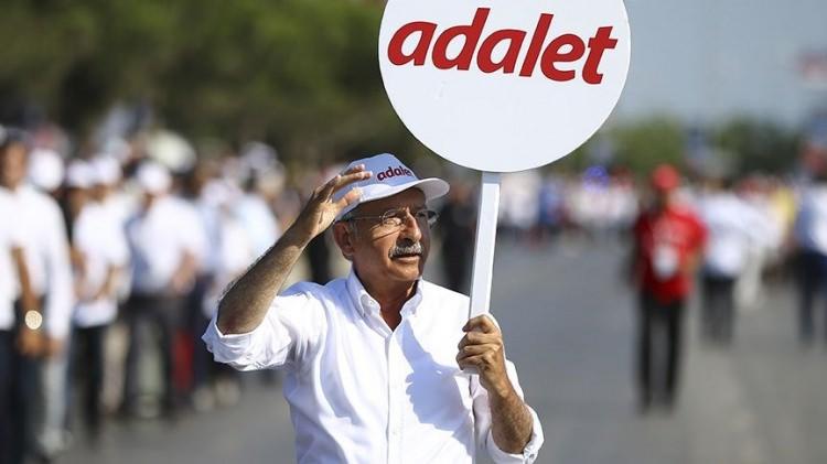 <div>CHP Genel Başkanı Kemal Kılıçdaroğlu, partisinin İstanbul Milletvekil Berberoğlu'nun tutuklanmasına tepki için Güvenpark'tan İstanbul'a Adalet Yürüyüşü başlattı.</div>
<div> </div>