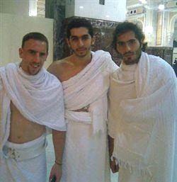 <p>Frank Ribery ve Hamit Altıntop</p>
