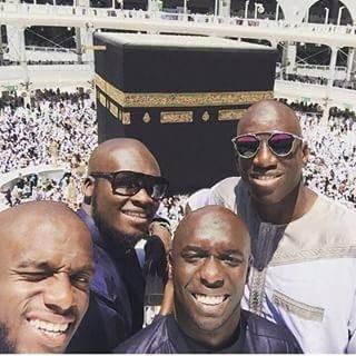 <p>İssia Dia, Demba Ba ve Moussa Sow</p>
