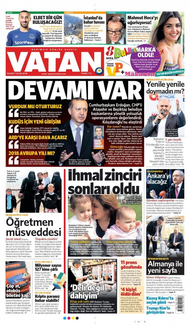 <p>VATAN</p>
