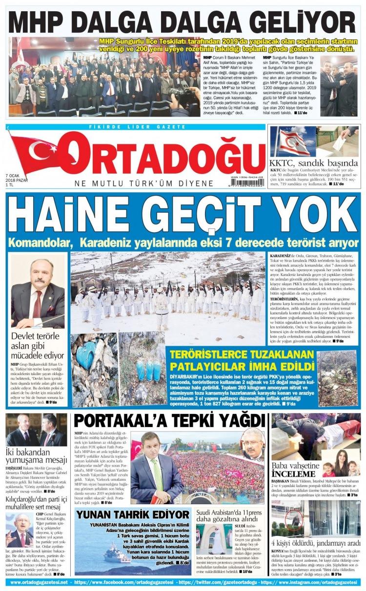 <p>ORTADOĞU</p>
