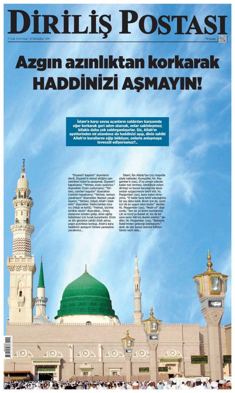 <p>DİRİLİŞ POSTASI</p>
