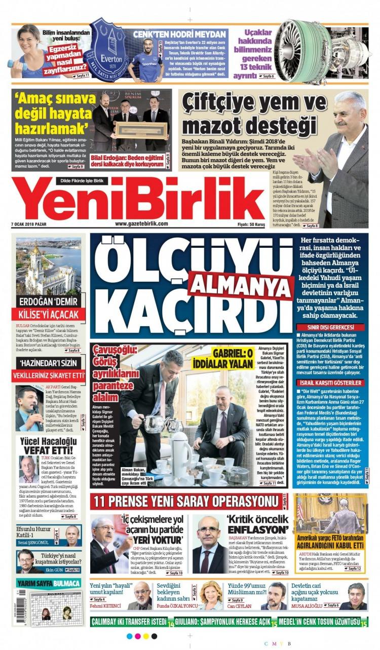 <p>YENİ BİRLİK</p>
