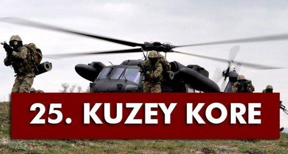 <p><strong>25- KUZEY KORE</strong></p>
