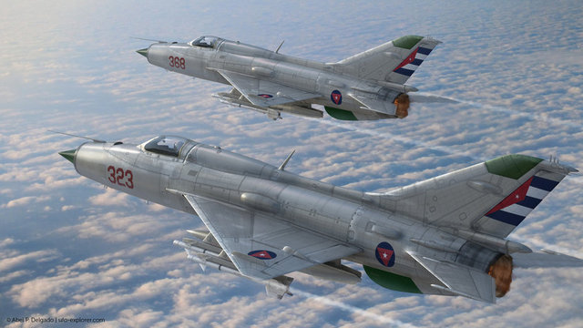 <p>KÜBA - 39 SAVAŞ UÇAĞI</p>
<p>12 X MiG-21 </p>
<p>24 X MiG-23 </p>
<p>3 X MiG-29 </p>
<p> </p>