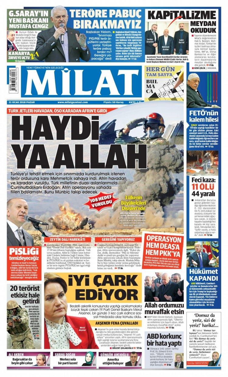 <p><strong>MİLAT</strong></p>
