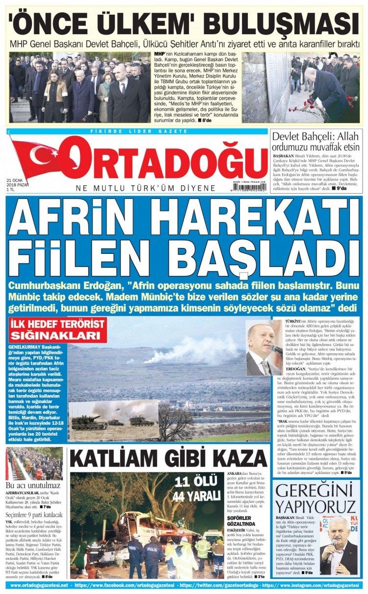 <p><strong>ORTADOĞU</strong></p>
