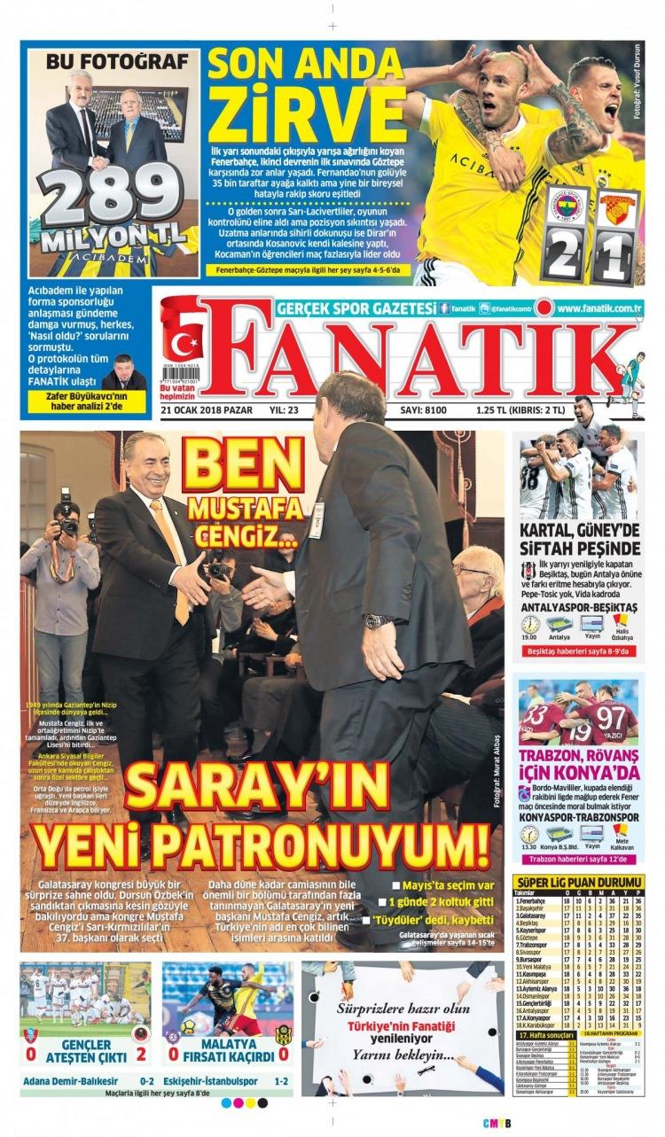 <p><strong>FANATİK</strong></p>
