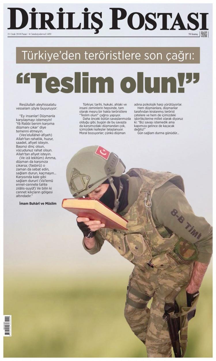 <p><strong>DİRİLİŞ POSTASI</strong></p>
