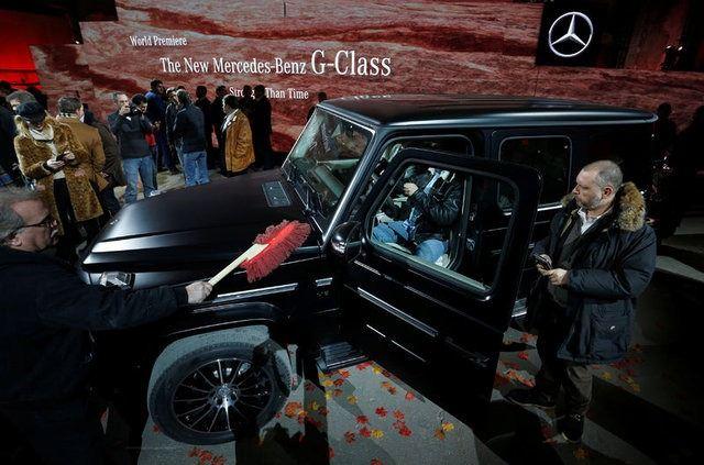 <p>Mercedes'in efsanevi modeli G Serisi'nin yenisi Detroit'te görücüye çıktı. </p>
