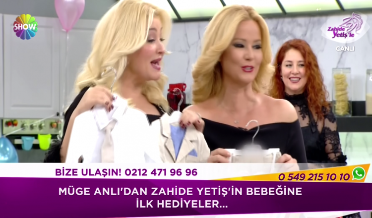 <p>Yetiş'in bebeğine hediyeler alan Anlı, doğumda da bulunacağının sözünü verdi.</p>
