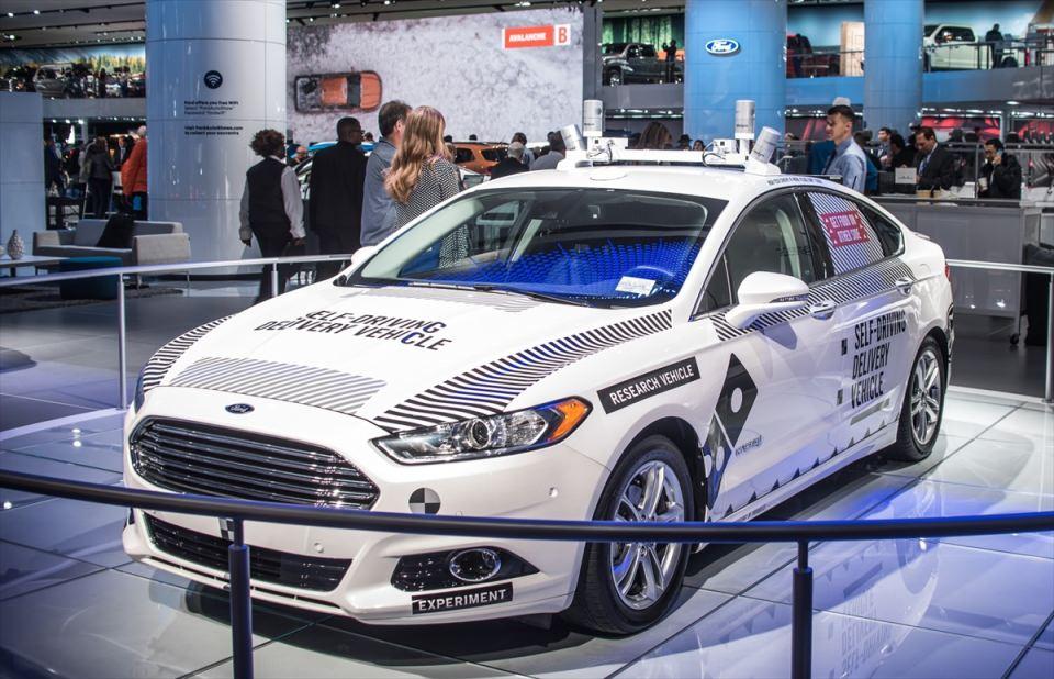 <p> Ford concept car- self driving delivery </p>