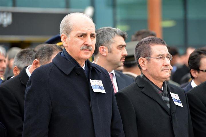 <p>Milli Savunma Bakanı Nurettin Canikli ile Kültür ve Turizm Bakanı Numan Kurtulmuş, Ordu-Giresun Havalimanı'nda düzenlenen karşılama törenine katıldı.</p>

<p> </p>
