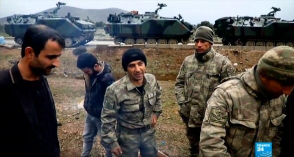 <p>“Hava soğuk ama Türk askerlerinin morali yüksek” diyen Fransız kanalı, askerlerle röportajlar yaptı.</p>

<p> </p>
