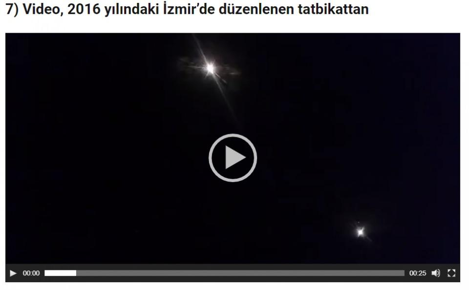<p>Zeytin Dalı Harekatı’ndan olduğu iddiasıyla paylaşılan görüntüler, uluslararası katılımla İzmir’de düzenlenen Efes 2016 Birleşik Müşterek Fiili Atışlı Tatbikatı’ndan. Videonun bir kullanıcı tarafından 31 Mayıs 2016 tarihinde YouTube’a yüklendiği görülebiliyor.</p>
<p> </p>