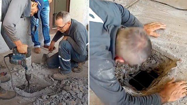 <p>Kırılan betonun altında minik bir kedi yavrusu olduğunu fark eden bölge halkı onu son anda ölümden kurtardı.</p>
<p> </p>