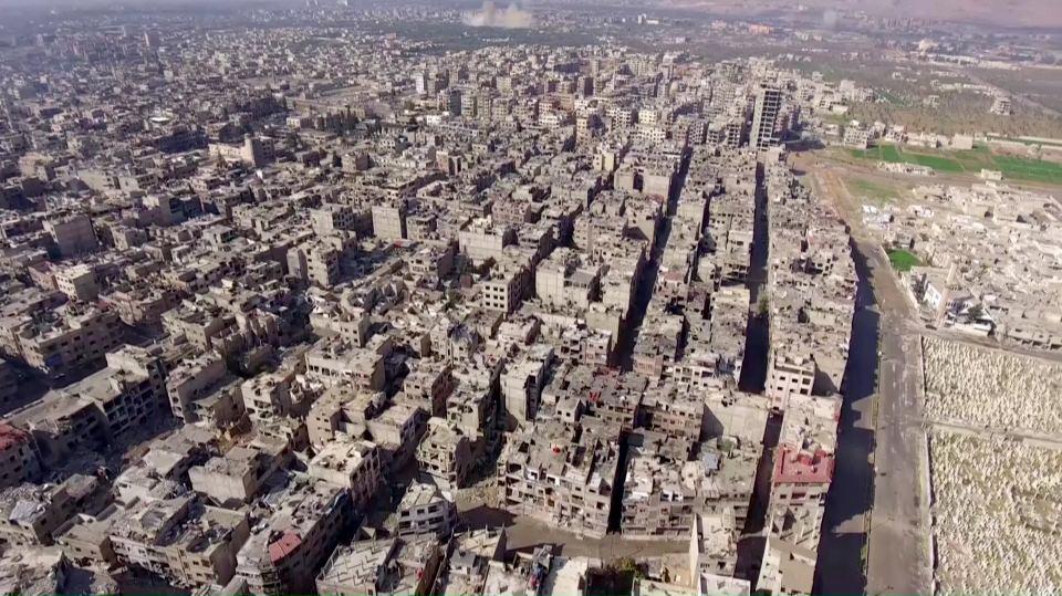 <p>Anadolu Ajansı, (AA) Doğu Guta'nın Duma il&ccedil;esini insansız hava aracıyla (İHA) g&ouml;r&uuml;nt&uuml;ledi.&nbsp;</p>

<p>&nbsp;</p>
