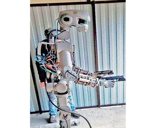 <div>Rusya'nın geliştirdiği robot asker 'Fedor' silah kullanabiliyor.</div>

<div> </div>
