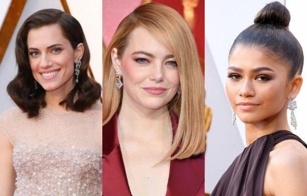 <p>2018'in Oscar Ödülleri geçtiğimiz gün görkemli bir törenle sahiplerini buldu. Törende saç stilleri ve makyajları ile göz kamaştıran ünlüleri sizler için inceledik. İşte 2018 Oscar Töreni saç ve makyaj tercihleriyle beğenilen ünlüler...</p>
