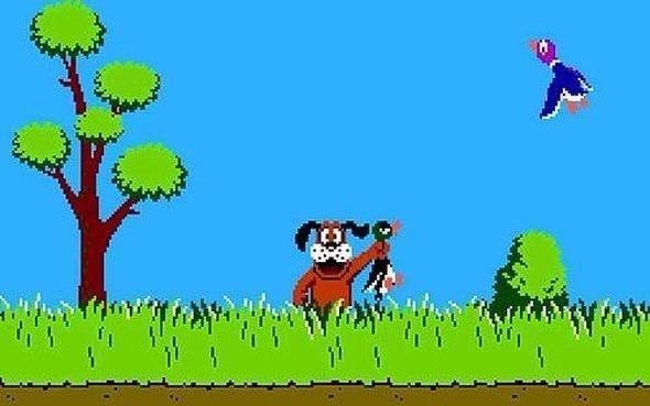 <p>'Duck Hunt' aslında iki kişilik bir oyundur.İkinci oyuncu ördeği kontrol eder.</p>
