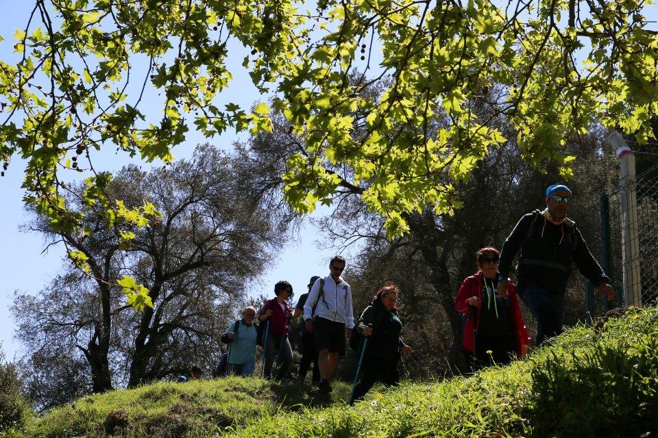 <p>Çayırlarda yeşillenen radika, turp otu, hardal otu, ebegümeci, sarmaşık, şevketi bostan, arap saçı gibi yüzü aşkın ot çeşidi de yürüyüş yapanları adeta cezbediyor. </p>
