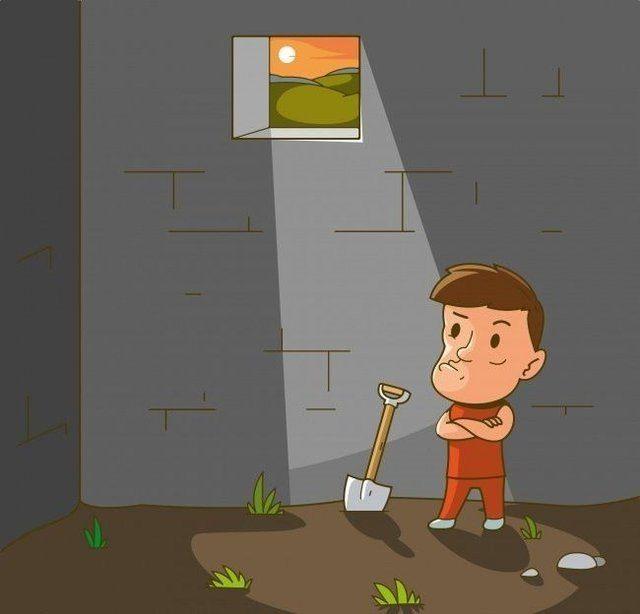 <p>CİNAYETİ KİM İŞLEDİ?</p>
<p> </p>
<p>Jack iki günde zemini kazıp dışarı çıkamayacağından pencerenin altında topraktan bir tümsek yapar ve pencereye tırmanarak kaçar.</p>
<p> </p>
<p> </p>