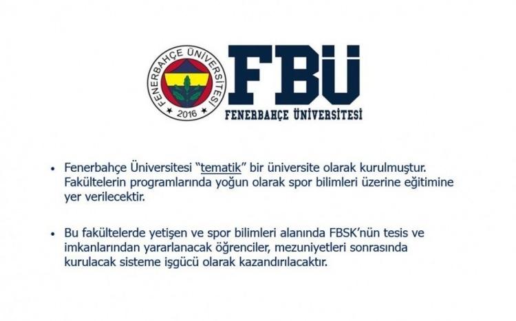<p>FENERBAHÇE ÜNİVERSİTESİ</p>
