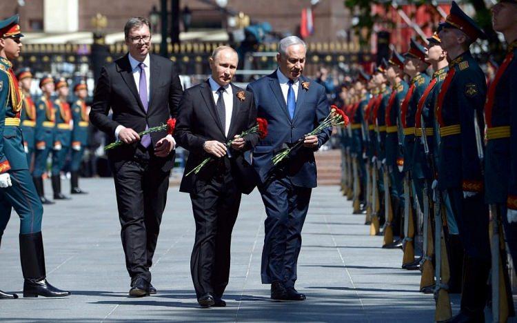 <p>Rusya Devlet Başkanı Vladimir Putin'in konuğu olarak, İsrail Başbakanı Benjamin Netanyahu ve Sırbistan Cumhurbaşkanı Aleksandar Vucic'te katıldı. </p>
