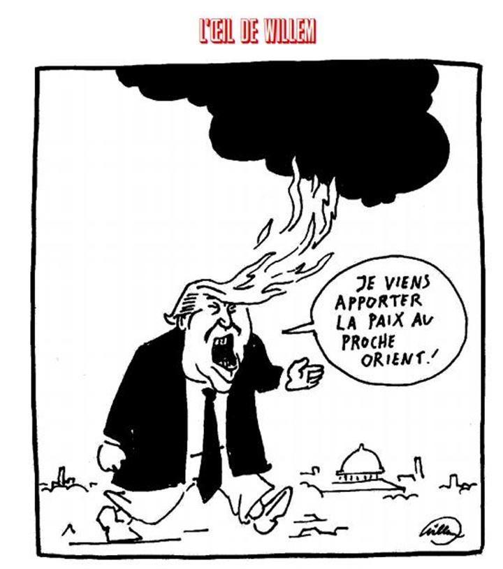 <p>"Ortadoğu'ya barışı getireceğim" diyerek yürüyen Trump...</p>