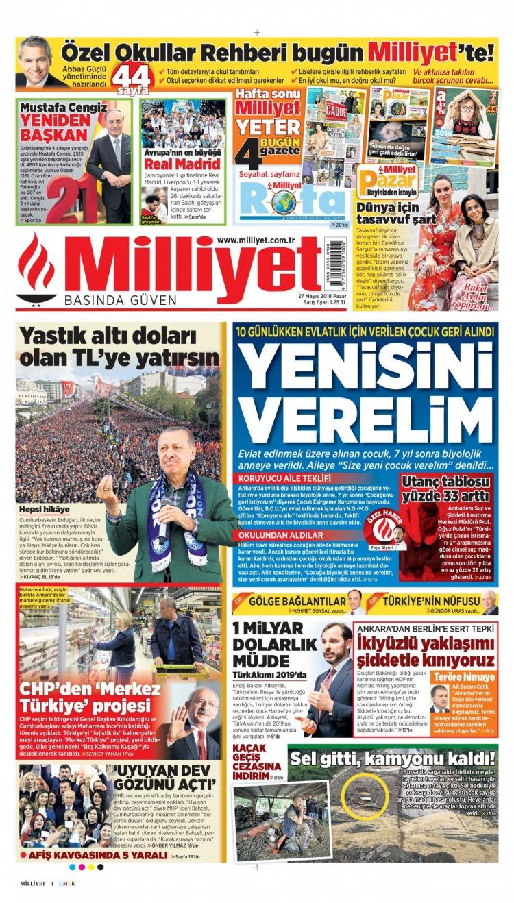 <p><strong>MİLLİYET</strong></p>
