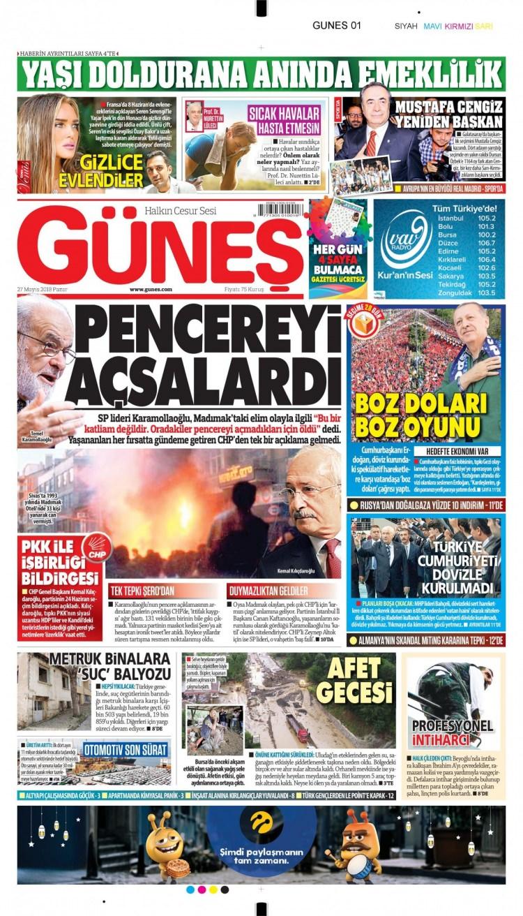 <p><strong>GÜNEŞ</strong></p>
